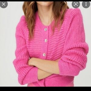 Aritzia Wilfred Alessia Cardigan (Pink, XXS)